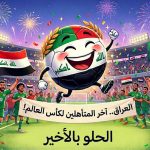 مبارك لاسود الرافدين التأهل لمونديال 2026