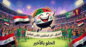 مبارك لاسود الرافدين التأهل لمونديال 2026