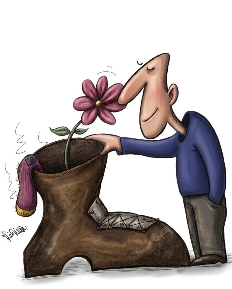فلتة …كاريكاتير للفنان برهان المفتي