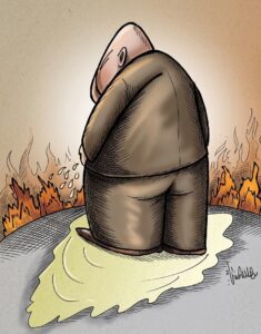 فلتة ….كاريكاتير للفنان برهان المفتي