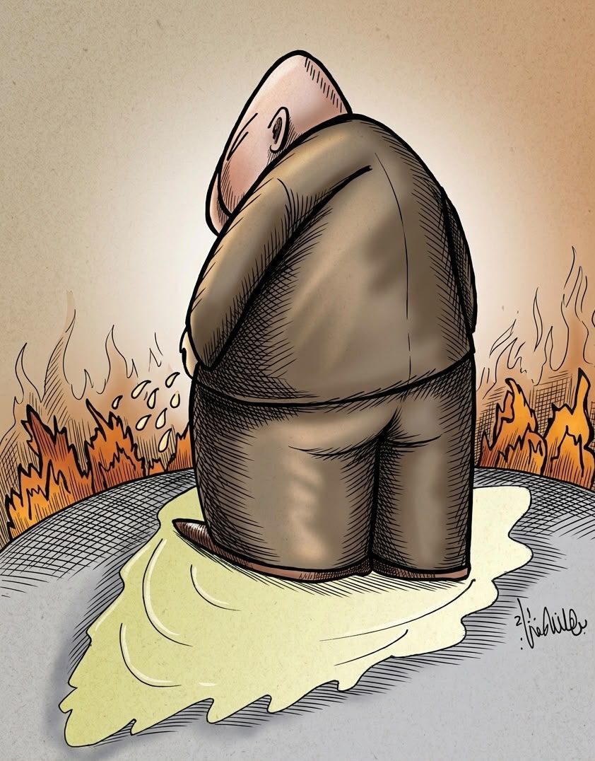 فلتة ….كاريكاتير للفنان برهان المفتي