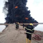 حريق في مصفاة للنفط بناحية شمامك بأربيل  بعد السيطرة على حريق الاحدب